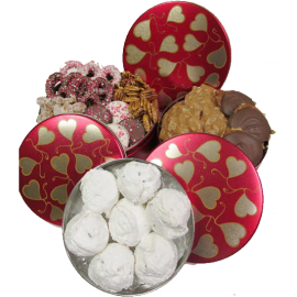 Heart Tin Gift Tower