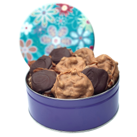 Decorative Gift Tin w/ Pralines & Paws