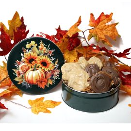 Traditional Praline and Milk Chocolate Pecan Paw Gift Tin
